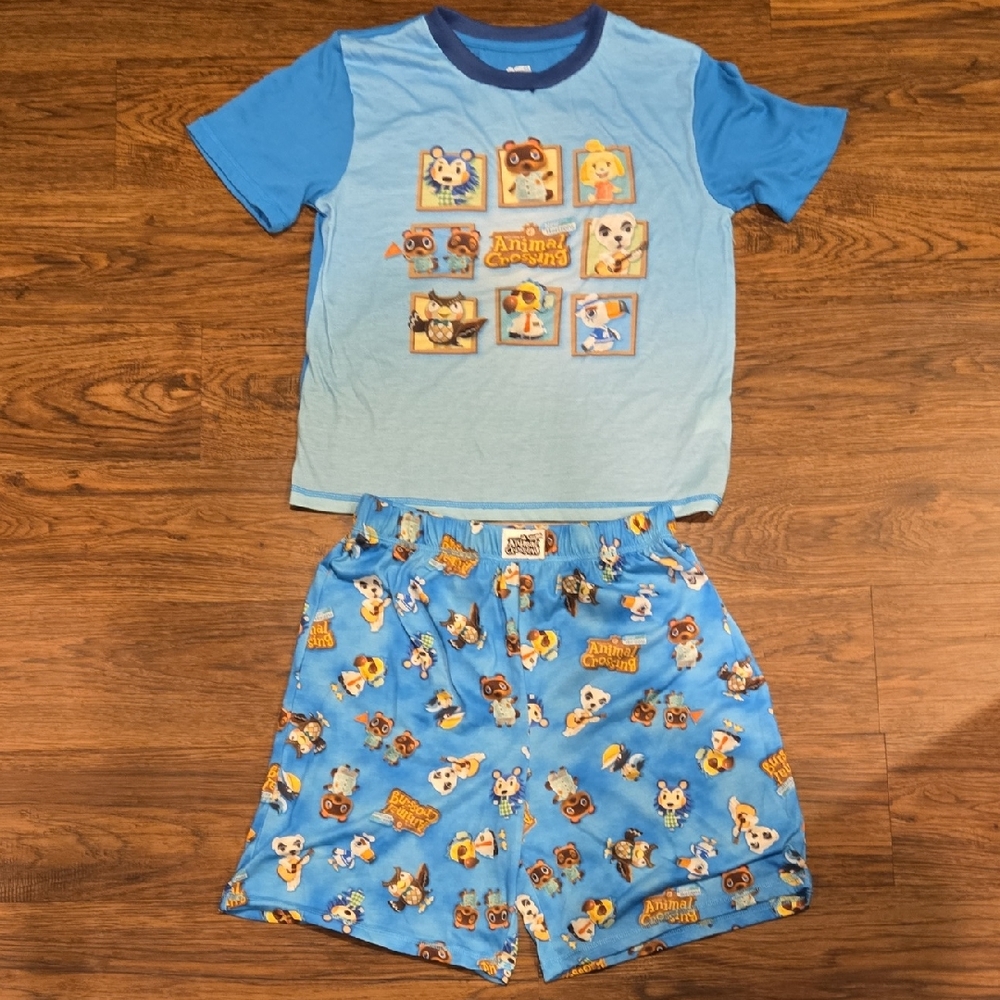 Nintendo Animal Crossing Blue Pajama Set